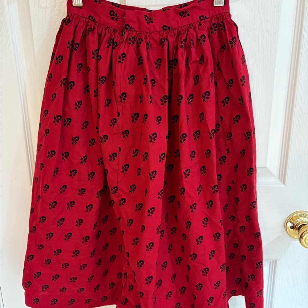 American Girl Meet Josefina Red Skirt size 8 Dress Like Your Doll RETIRED